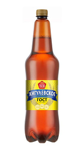 Пиво Жигулевское светлое пастеризованное 4% 1.15л