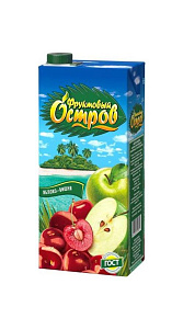 Напиток Фруктовый Остров Яблоко-вишня 1.9л