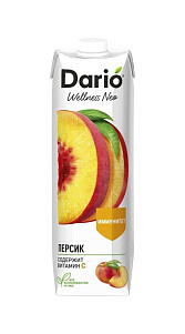 Нектар Dario Wellness персик 1л