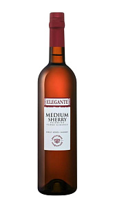 Вино Elegante Medium Sherry ликерное выдержанное 17% 0.75л