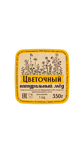 Мед натуральный цветочный 350г