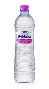 Вода Эльбрус минеральная природная столовая негазированная 0.5л