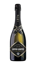 Вино игристое Абрау Дюрсо, Русское игристое белое полусладкое 12,5% 0,75л