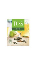 Чай зеленый Tess Lime 100пак