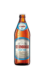 Пиво Steinbrau, Helles светлое пастеризованное фильтрованное 5,2% 0,5л