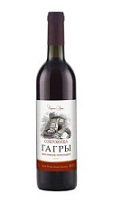 Вино Сокровище Гагры красное полусладкое 10,5-12,5% 0,7л