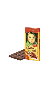 Шоколад Аленка молочный с миндалем 90г