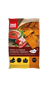 Чипсы из лаваша Экомарк Аджика 80г