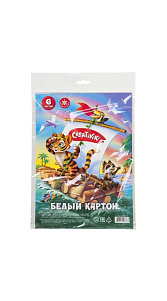 Картон Creativiki белый А4 6л