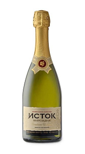 Вино игристое Исток, белое полусладкое 10,5-12,5% 0,75л