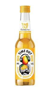 Аперитив Time Out, Манго-Апельсин 19% 0,33л