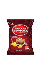 Чипсы Русская картошка со вкусом Холодец с хреном 105г