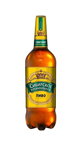 Пиво Сибирская корона Премиальное светлое 4.9%  1.4л 