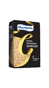 Крупа Мистраль Гречневая Зеленая 450г