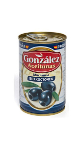 Маслины Gonzalez Aceitunas без косточек 300г