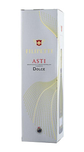 Вино игристое Filipetti Asti Dolce белое сл. 7% 0.75л
