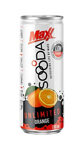 Газированный напиток Maxx Soooda Orange безалкогольный 330мл