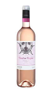 Вино Cuatro Rayas Tempranillo Rose Rueda розовое сух. 12.5% 0.75л