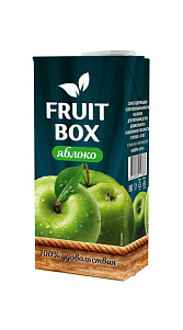 Напиток сокосодержащий Fruit Box яблочный 0.93л