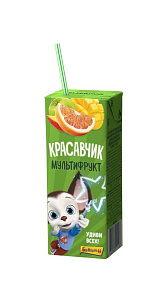Нектар Красавчик мультифрукт 200мл
