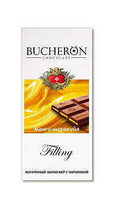 Шоколад молочный Bucheron Filling Манго-Маракуйя 85г