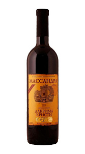 Вино Массандра, Лакрима Кристи красное десертное 16% 0,75л