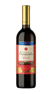Вино Саперави красное сух. 11-12% 0.75л