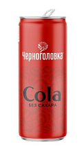 Лимонад Черноголовка Кола без сахара 330мл