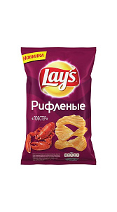 Чипсы картофельные Lays Лобстер рифленые 70г