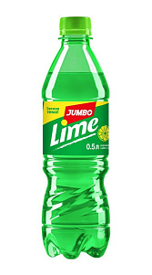 Газированный напиток Jumbo Lime безалкогольный 500мл