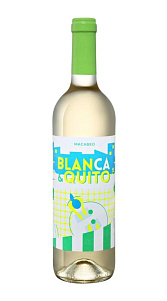 Вино Macabeo Blanca Quito белое сух. 12% 0.75мл