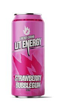 Напиток энергетический Lit Energy Strawberry Bubblegum 450мл