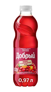 Морс Добрый брусника-морошка 0.97л