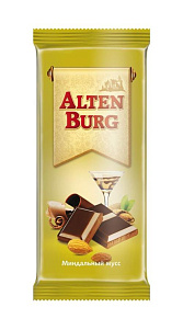 Шоколад Alten Burg миндальный мусс 100г