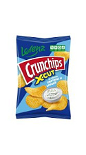 Чипсы картофельные Crunchips X-Cut со вкусом сметаны и специй рифленые 130г
